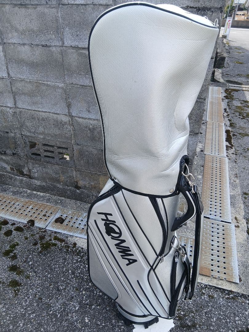 HONMA ゴルフバッグ シルバー
