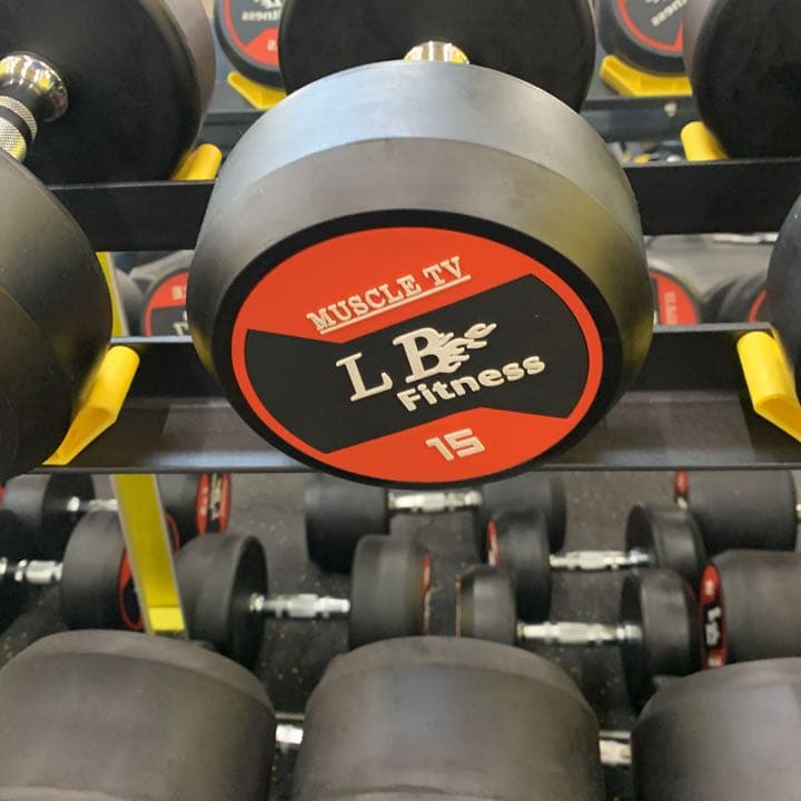 ラバーラウンドダンベル　　30kg2個