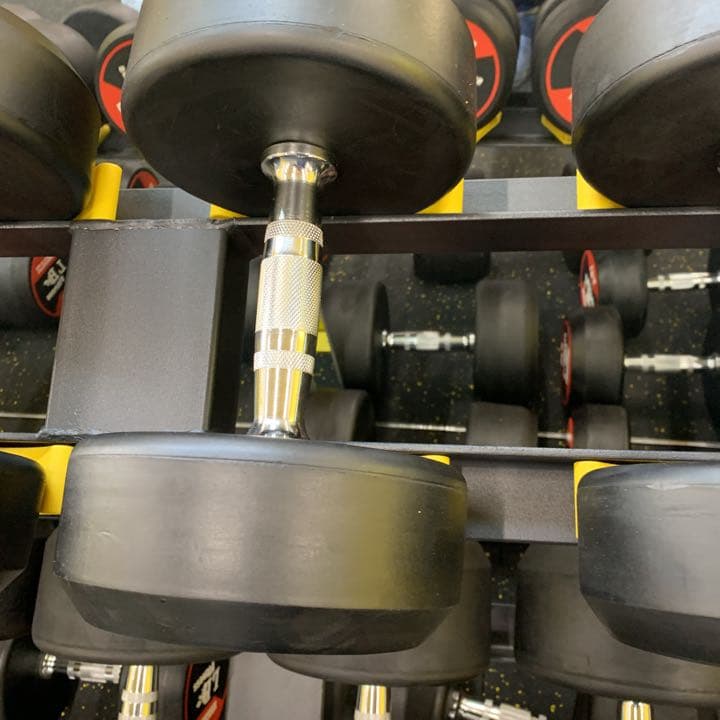ラバーラウンドダンベル　　30kg2個