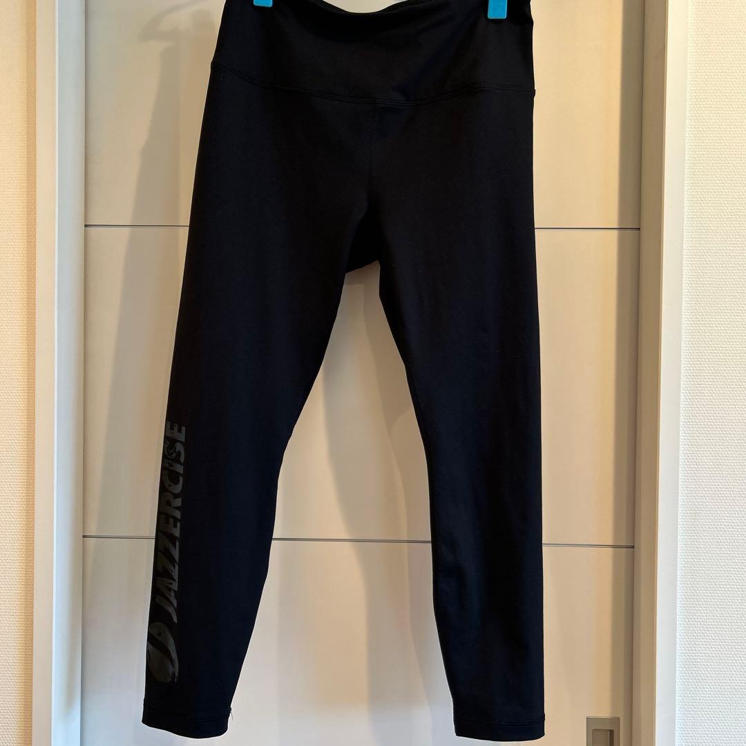 ジャザサイズJAZZERCISE ブラック レギンス 大きめＬサイズ