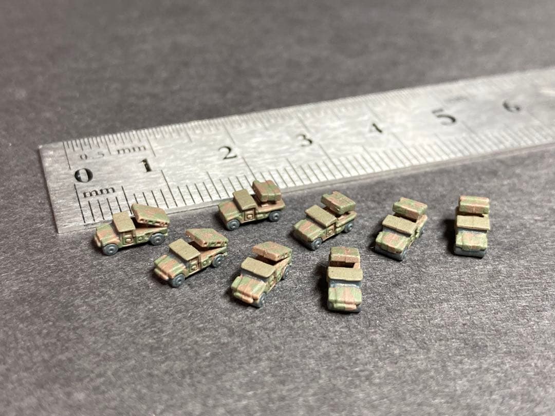 【完成品 44台】1/700 陸上自衛隊 車両セット1 (ピットロード)