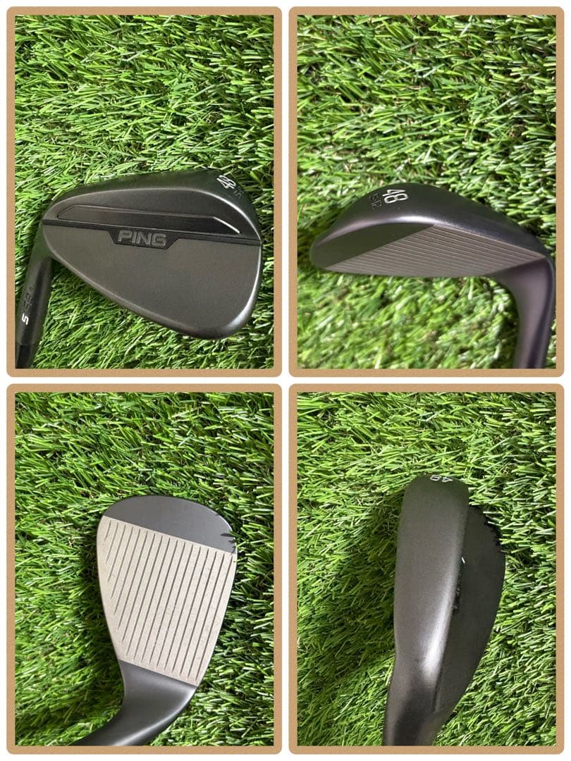 レフティ美品！PING S159ウェッジ48.54°2本 MODUS115 S