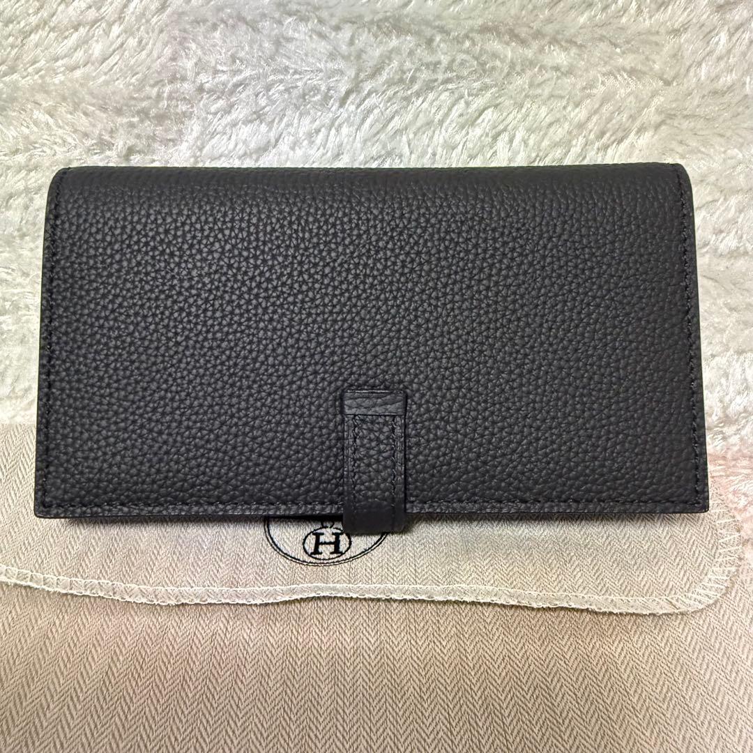 海外ノベルティ■長財布■べアン■黒■HERMES■新品未使用