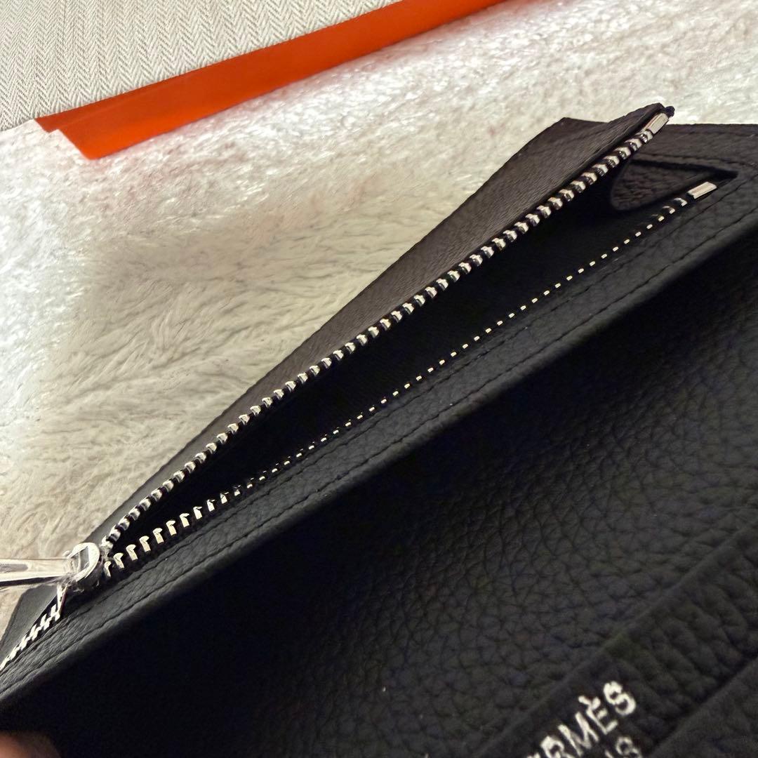 海外ノベルティ■長財布■べアン■黒■HERMES■新品未使用