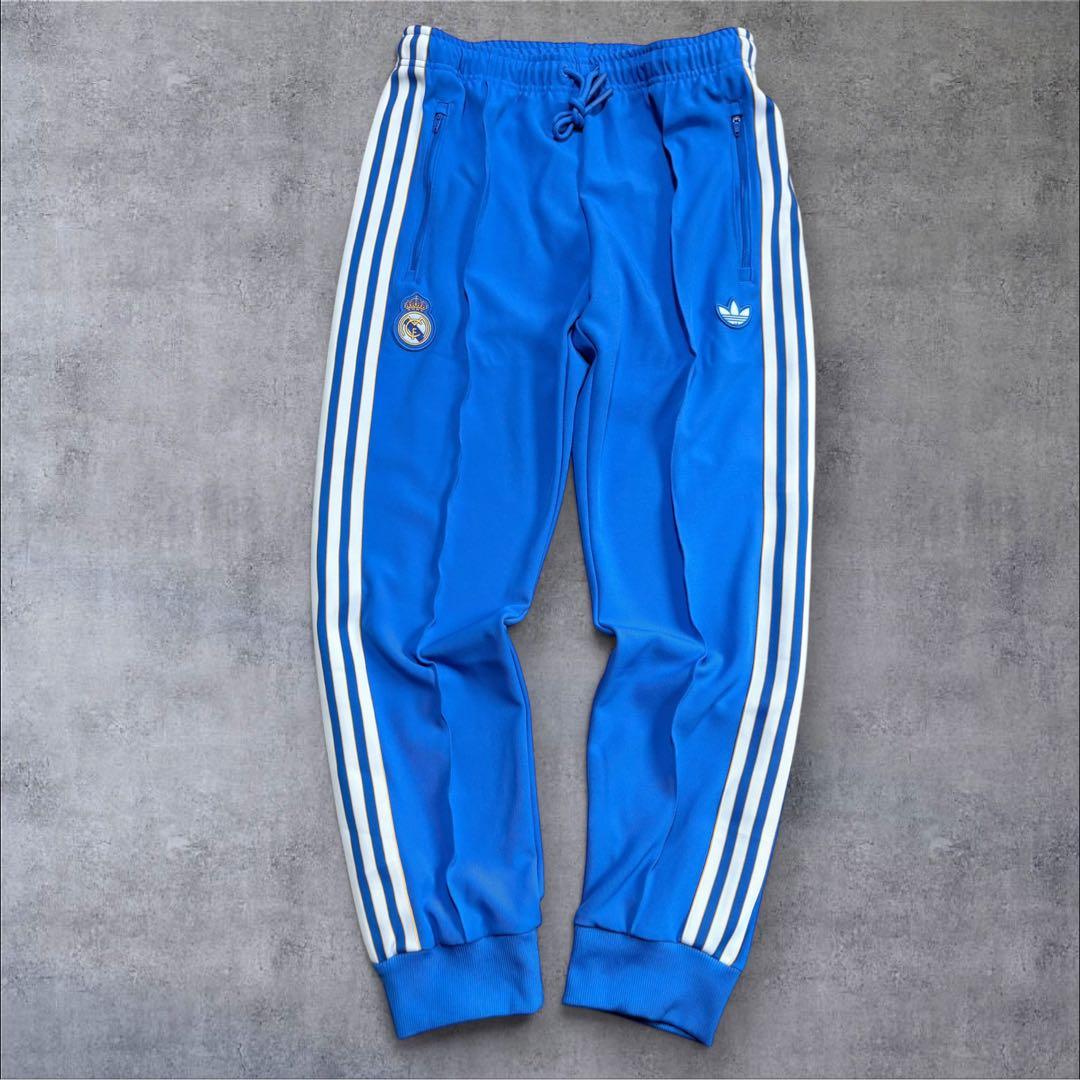 adidas レアルマドリード トラックパンツ XL スカイブルー