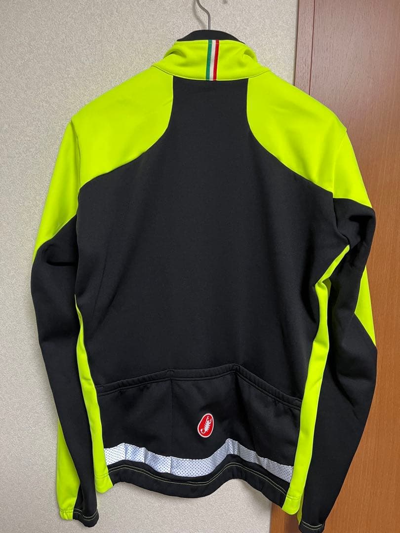 Castelli サイクルジャケット M 蛍光イエロー