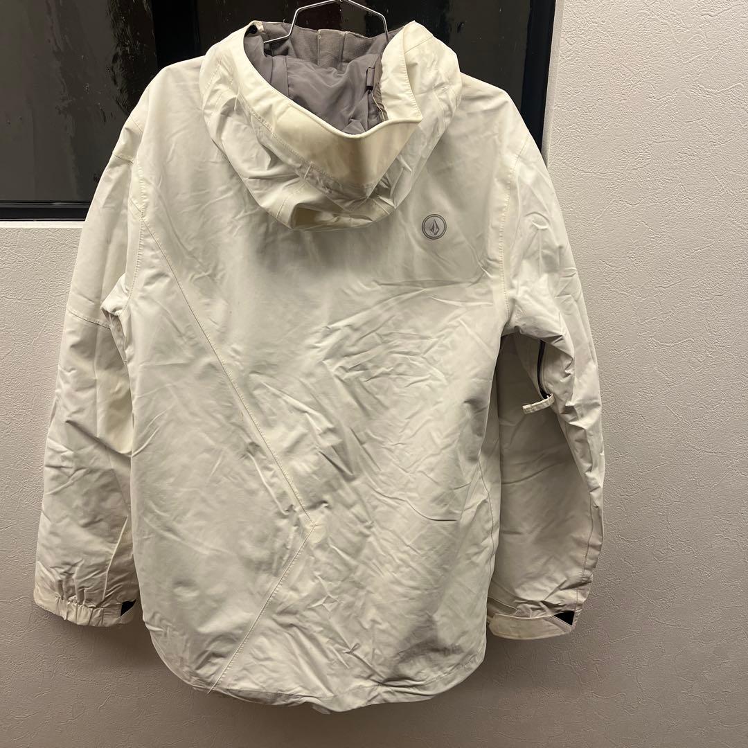 VOLCOM スノボウェアGORE-TEX ホワイトジャケット M