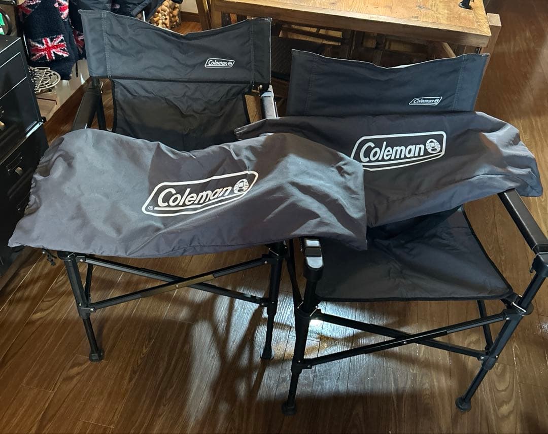 ケンカリColeman 2wayチェア 2脚セット グレー　カスタム