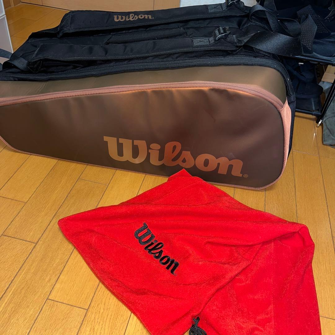 Wilson Pro staff v14テニスラケット2本セット ラケットバック