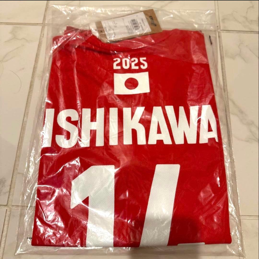 Sサイズ　14番　石川祐希　2025 JVA 日本代表　応援Tシャツ　バレー