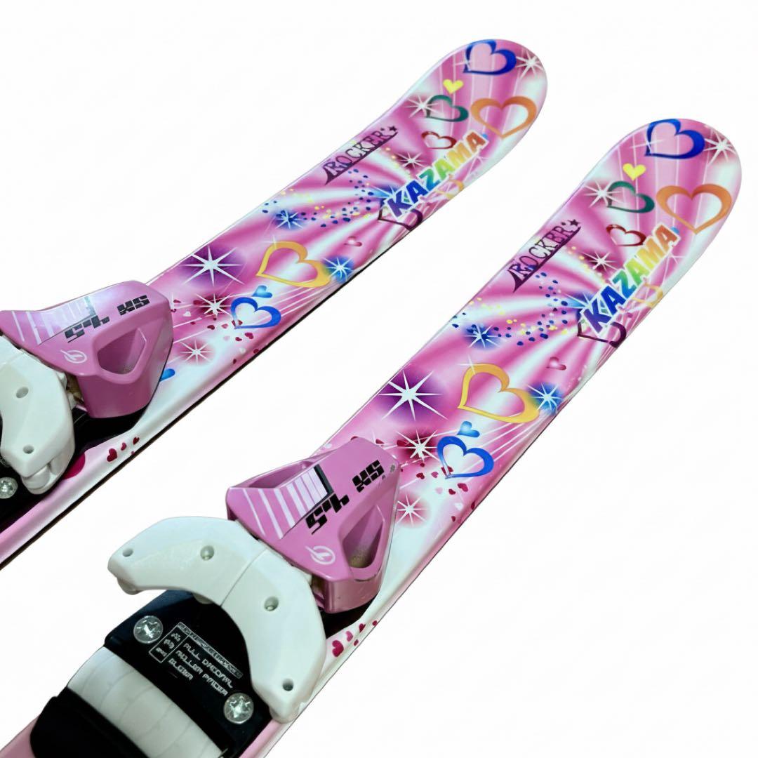 【美品】KAZAMA ジュニア スキー 3点セット Spax J 106 キッズ