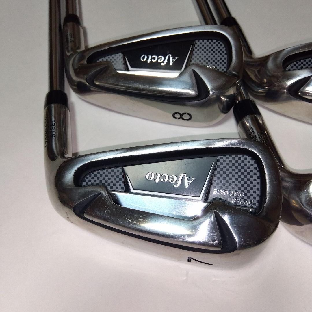 Afecto LIGHT- W アイアン７～９,ＰW【Ｓ】 飛び系未使用に近い