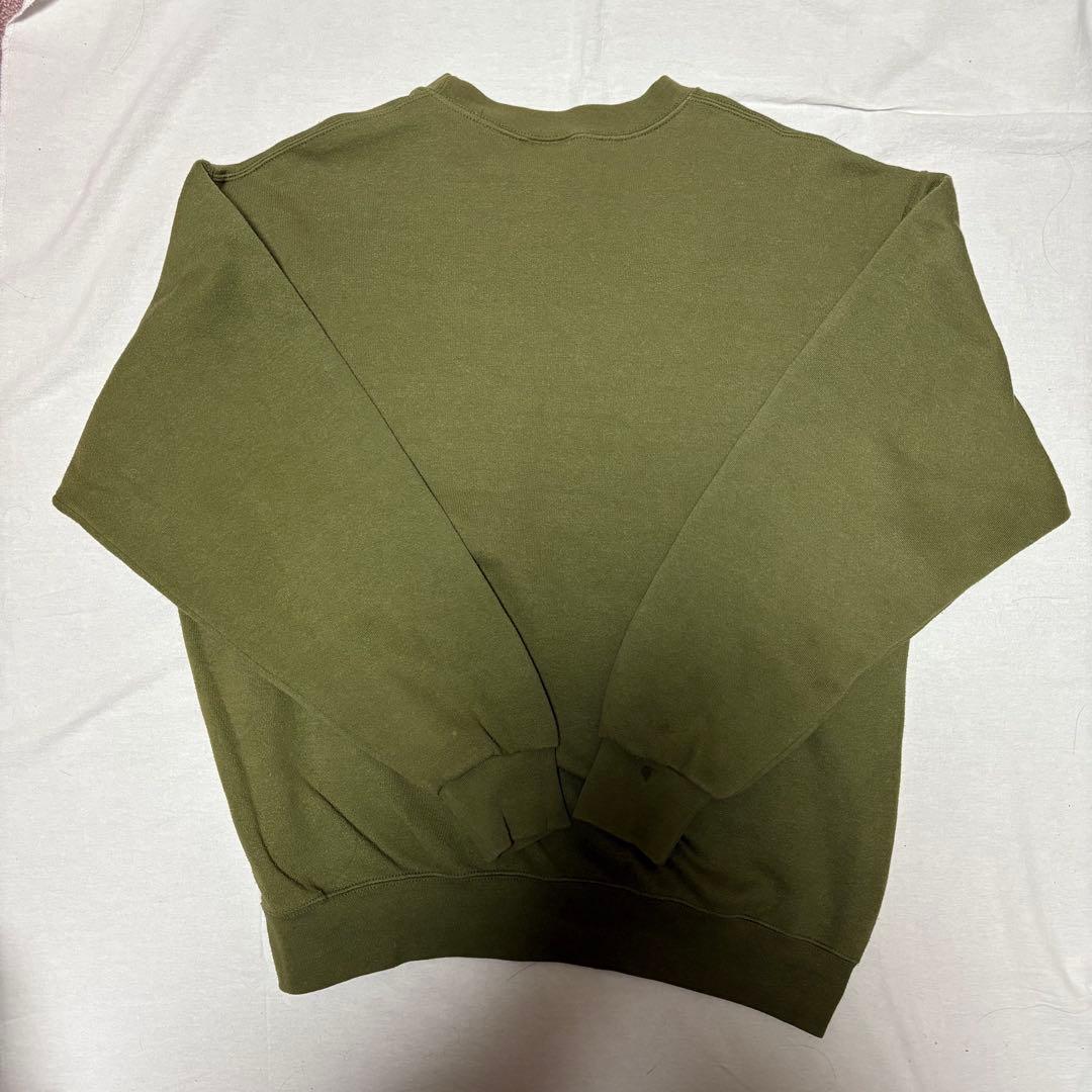 「アメリカ製」軍物　USMC SOFFE オリーブ L トレーナー ミリタリー