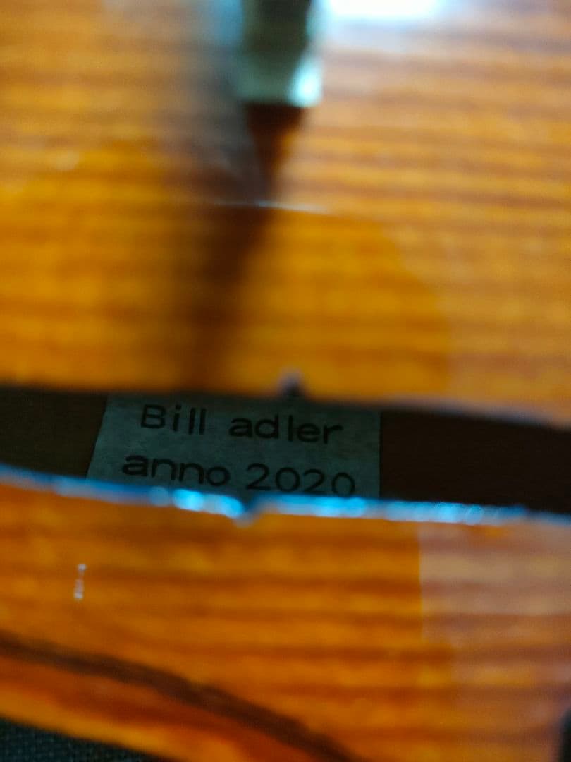 Bill Adler バイオリン4/4　製作者＆国不明 弓、松脂、肩当て付