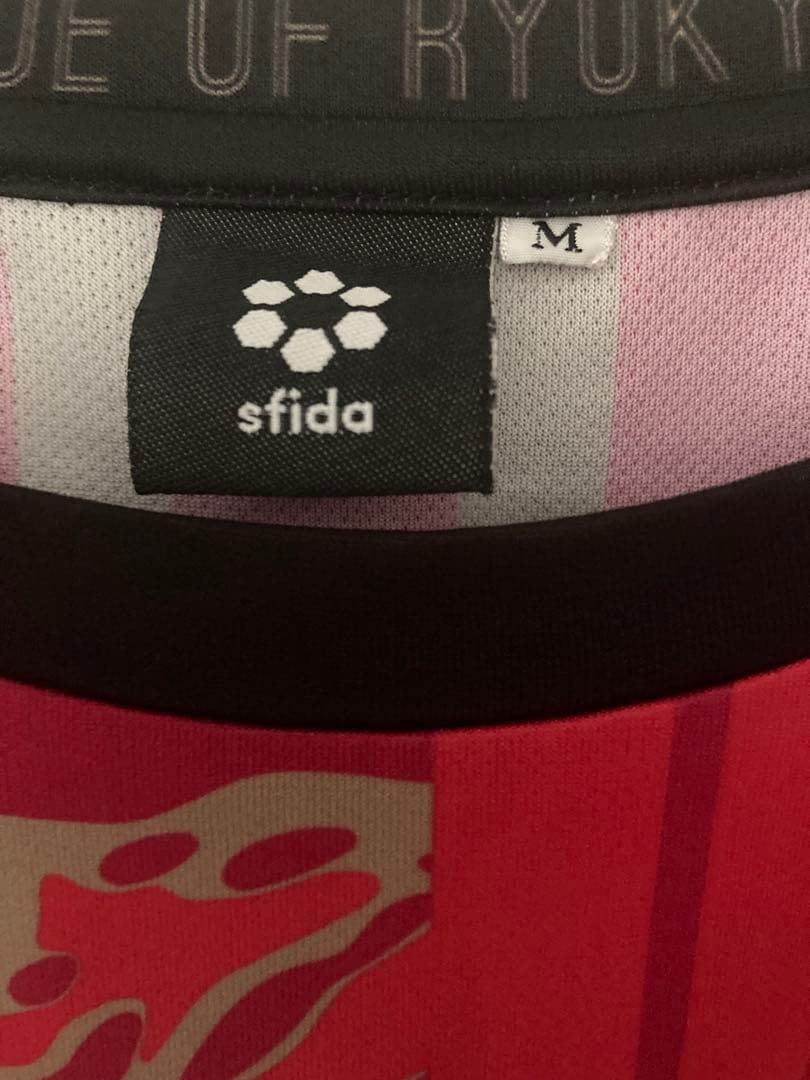 FC琉球　sfida サッカーシャツ Mサイズ 赤色
