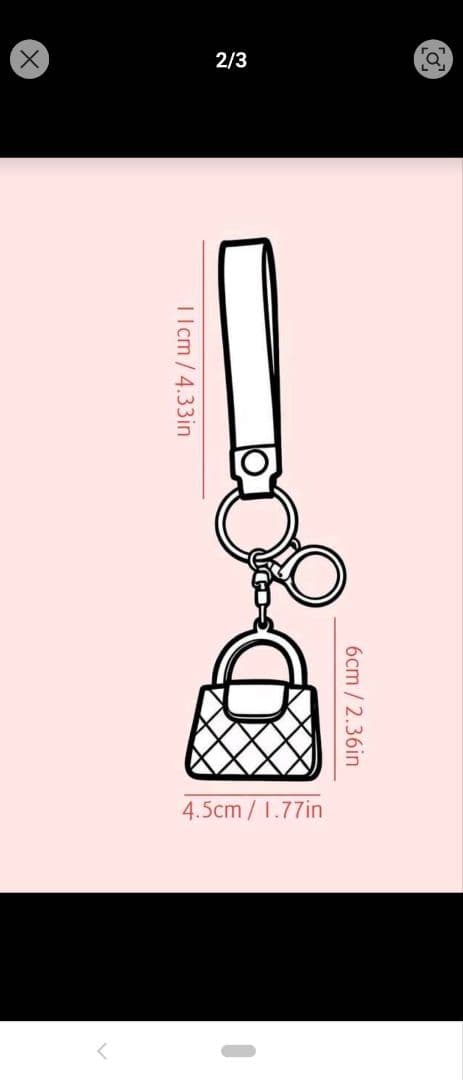 CHANELミニバッグキーホルダー4個セット赤ピンク黒白♡チャーム1個贈呈中
