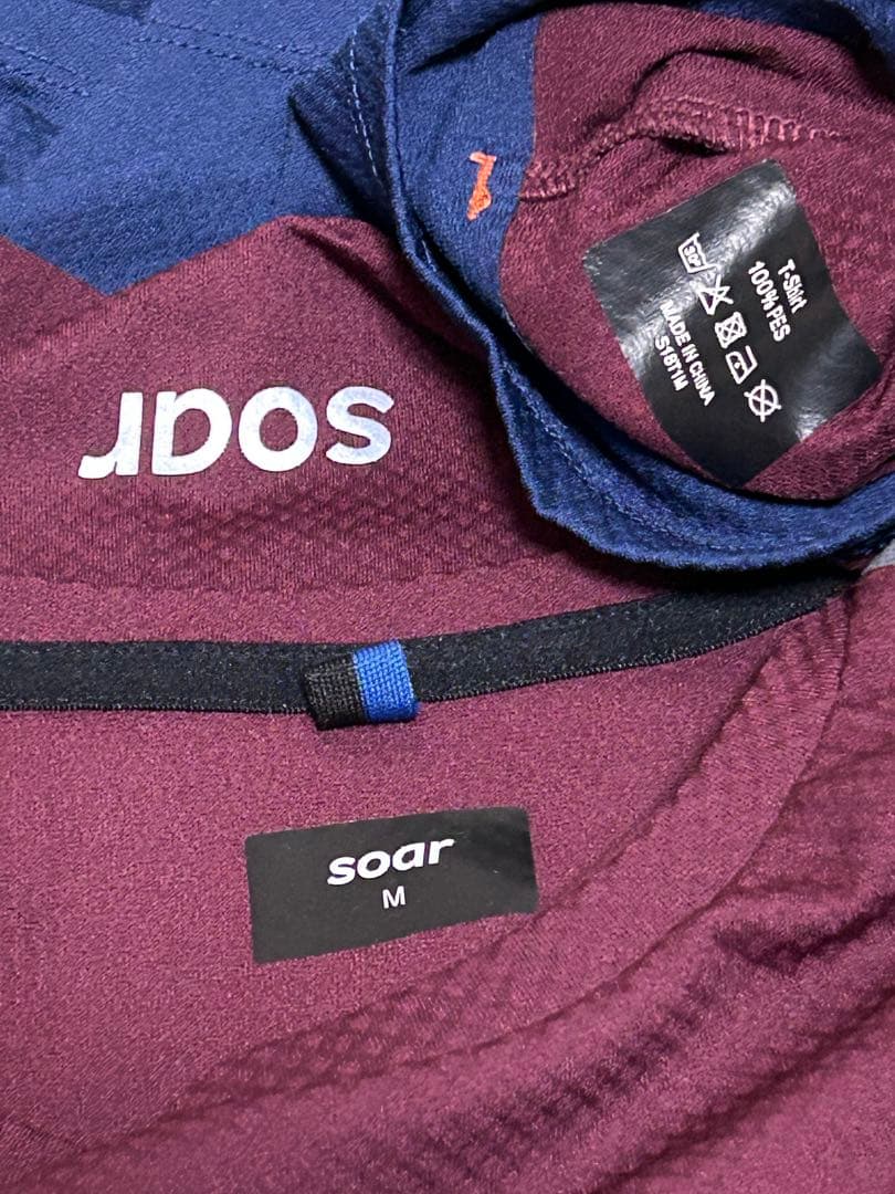 【極美品】 Soar Running メッシュパネル ジャージー Tシャツ M