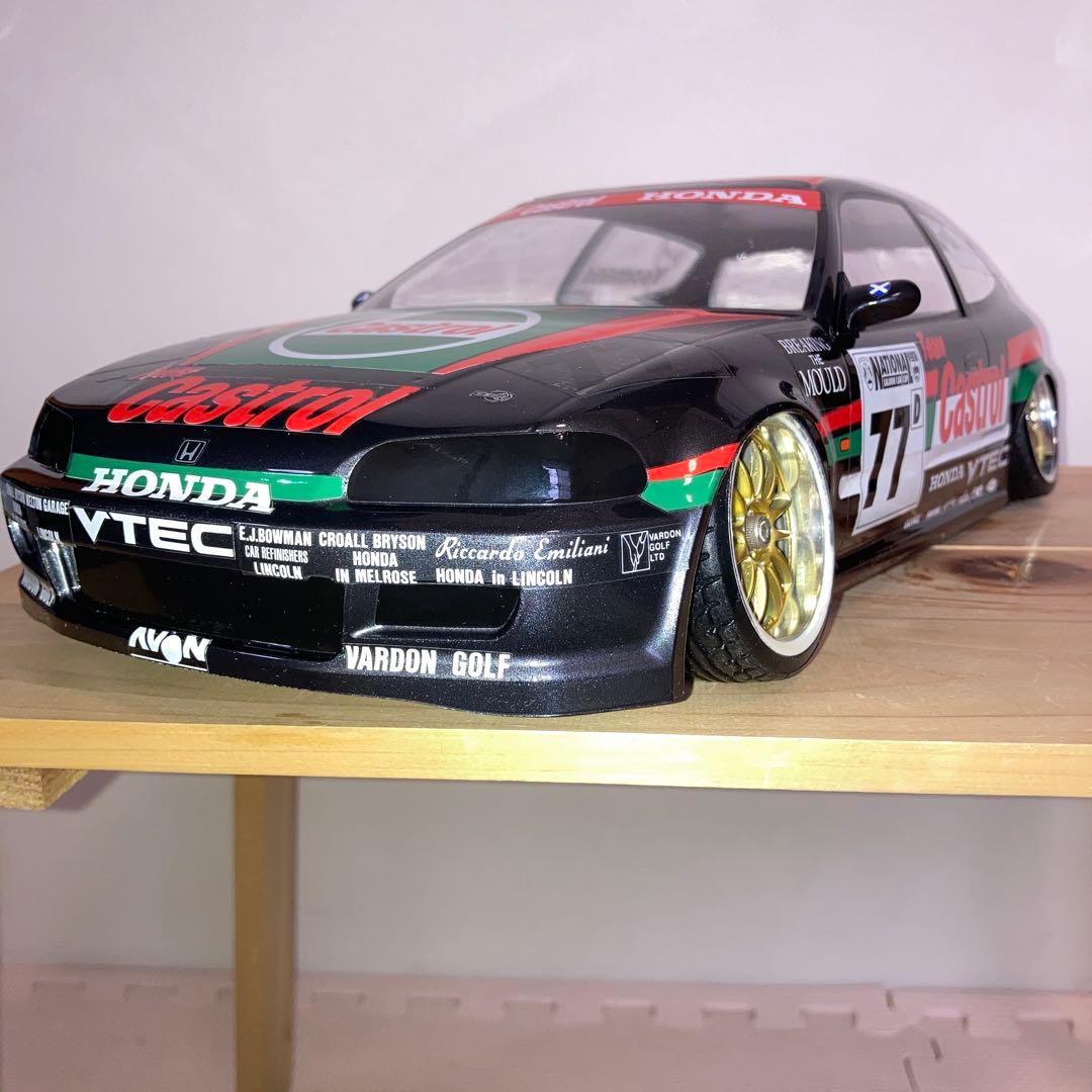 タミヤ　カストロール シビックVTi ボディ