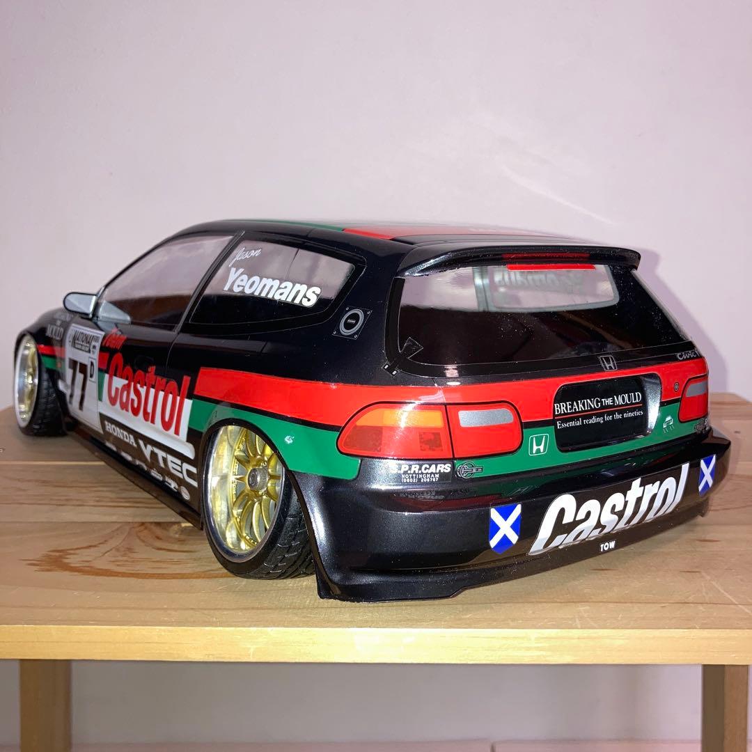 タミヤ　カストロール シビックVTi ボディ