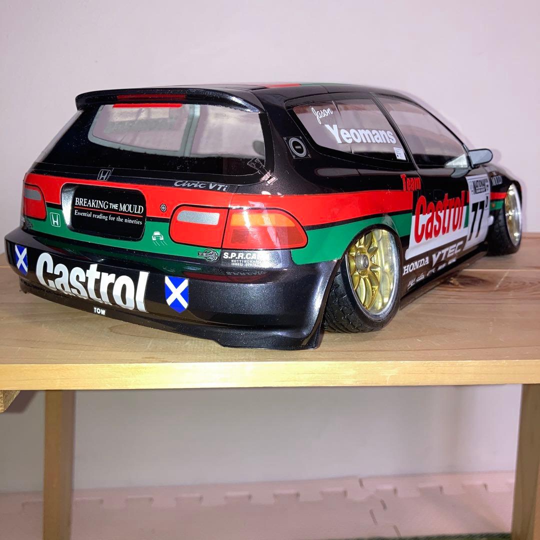 タミヤ　カストロール シビックVTi ボディ