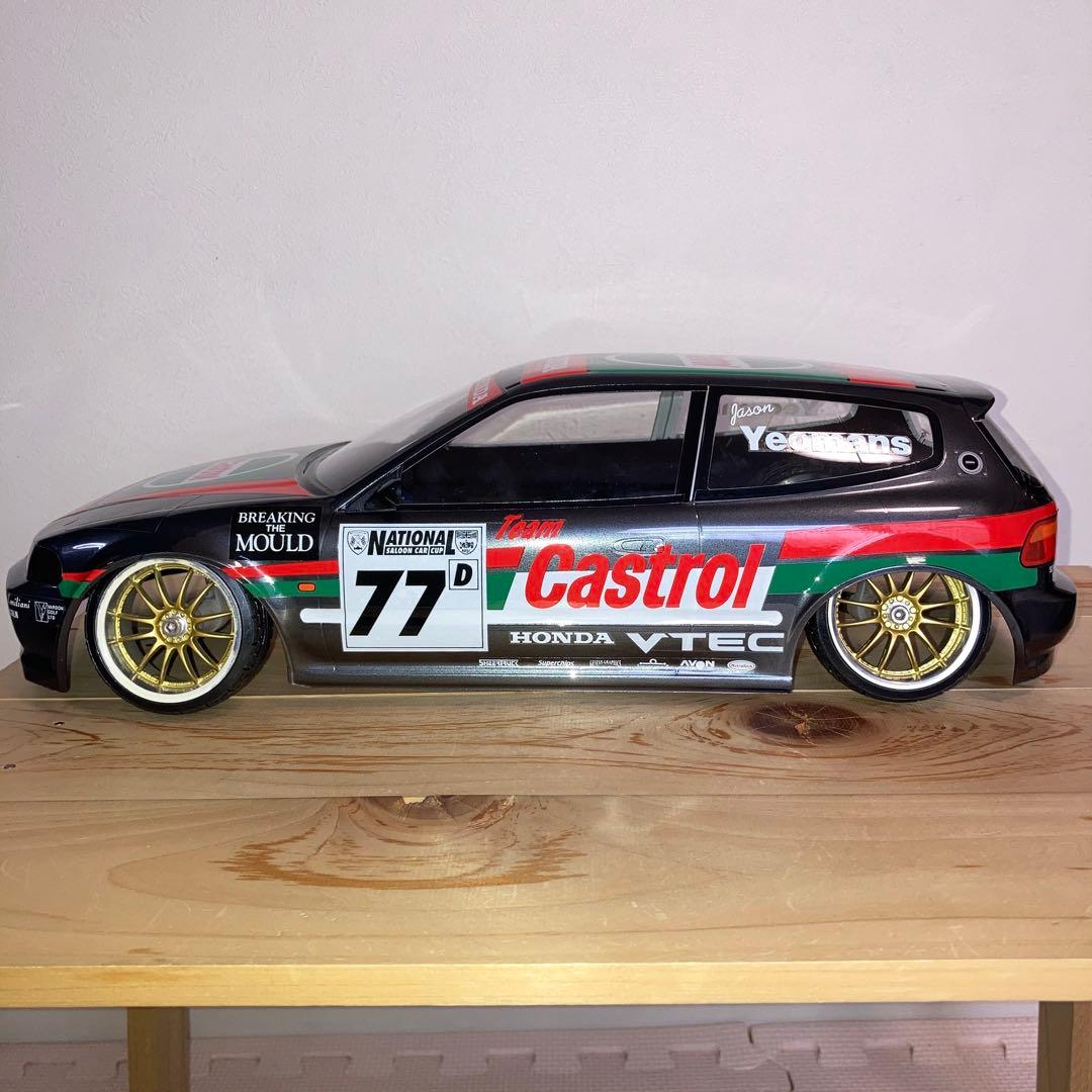 タミヤ　カストロール シビックVTi ボディ