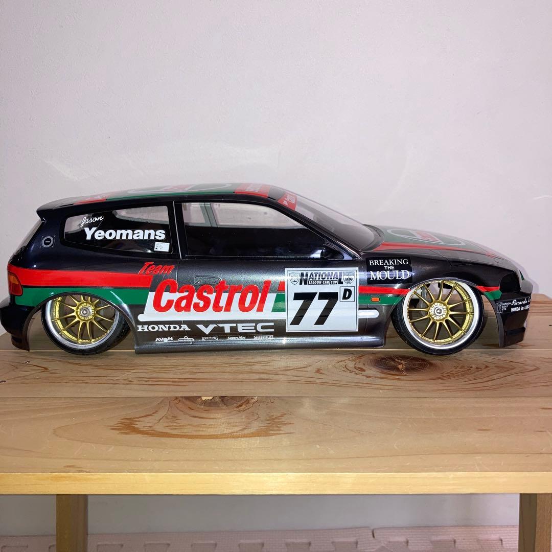 タミヤ　カストロール シビックVTi ボディ