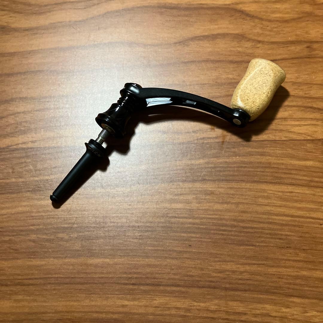 美品　超軽量　シマノ用　55mmシングルハンドル　コルクノブ　MTCW スタンド