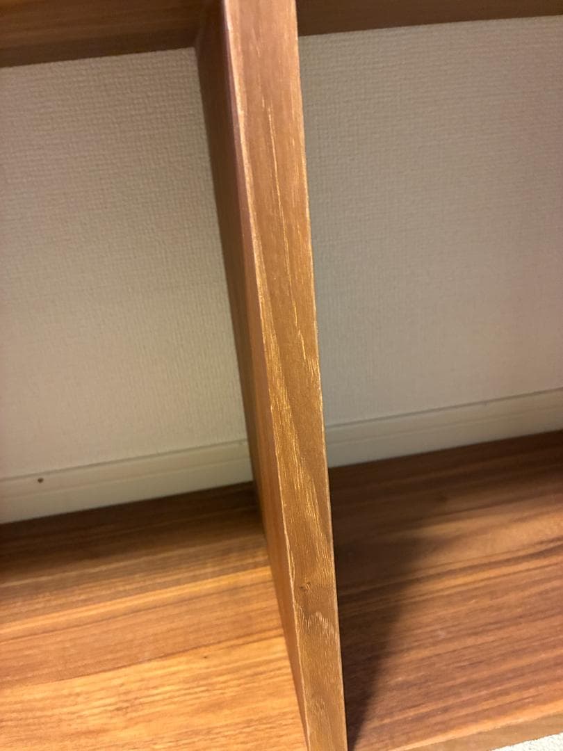 MUJI無印良品　スタッキングシェルフ3段×2列　ウォールナット材_01