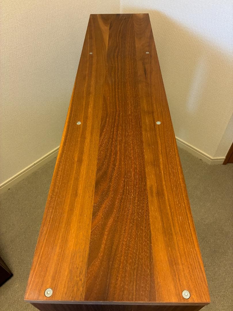 MUJI無印良品　スタッキングシェルフ3段×2列　ウォールナット材_01