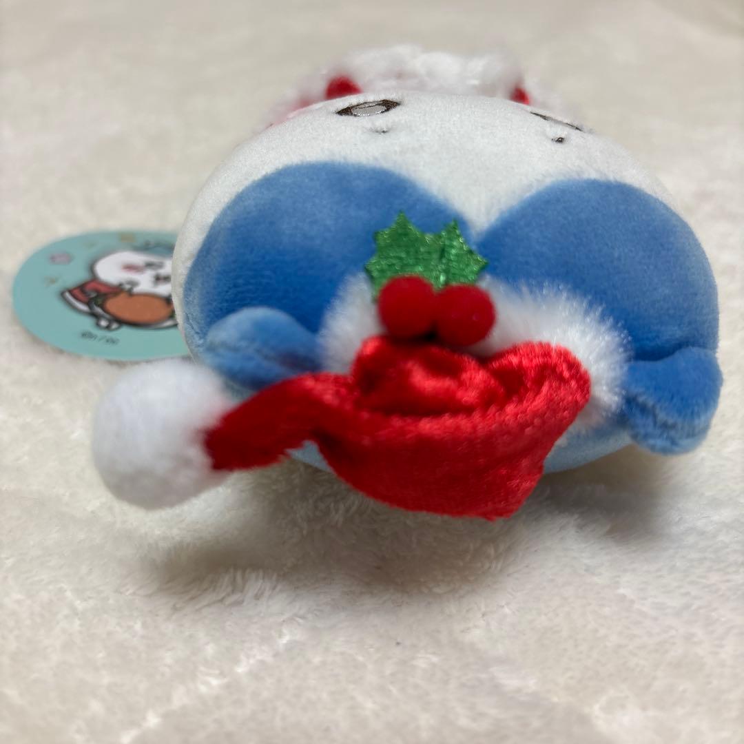 ちいかわ サンタさんだ！ 持ちますマスコット ぬいぐるみ ハチワレ