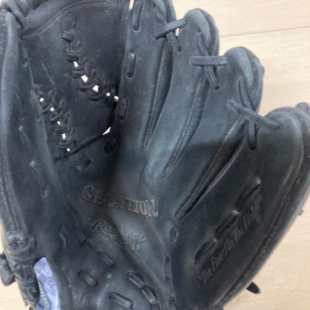 Rawlings 投手用 ブラック 硬式用