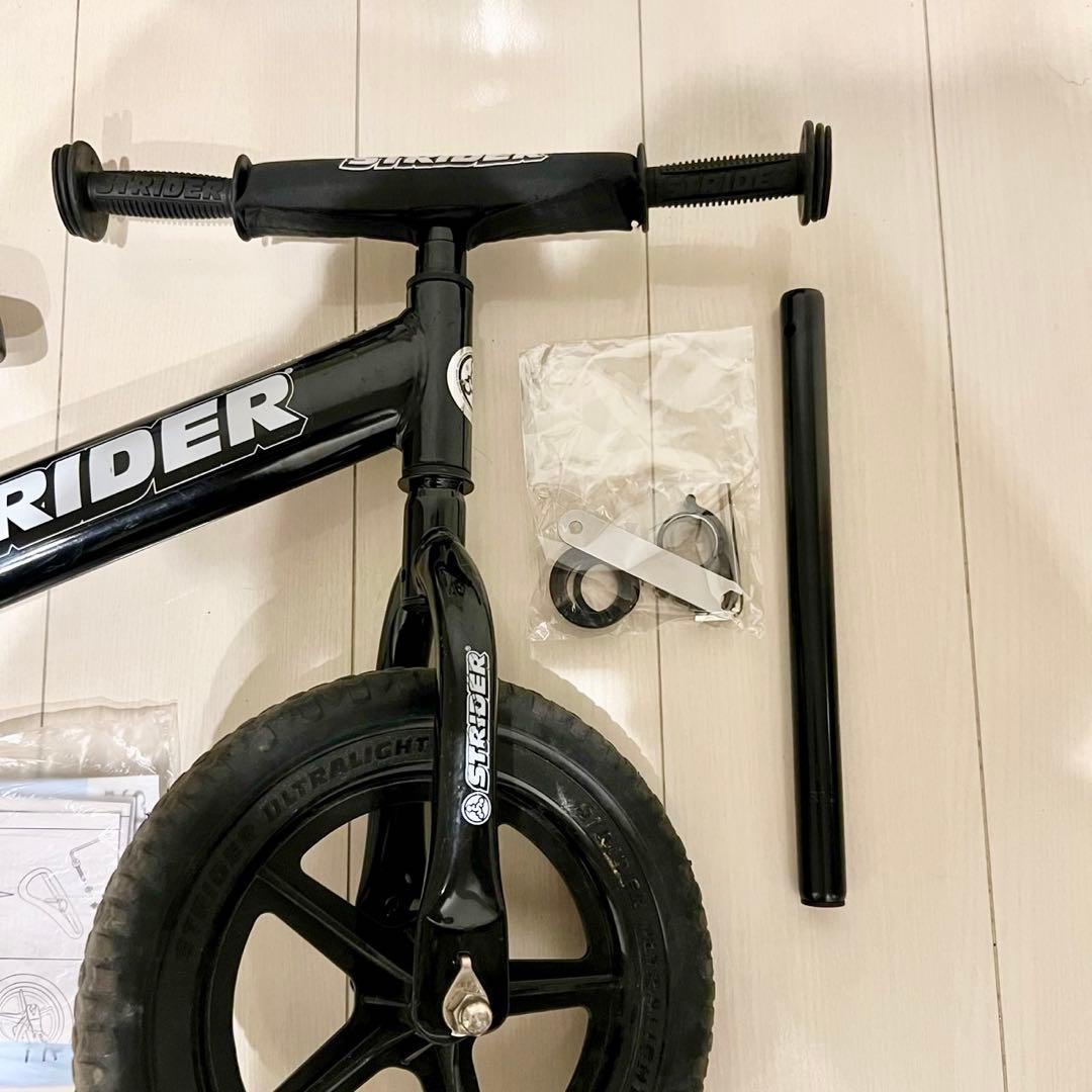 STRIDER ストライダー バランスバイク ブラック 12インチ キッズバイク