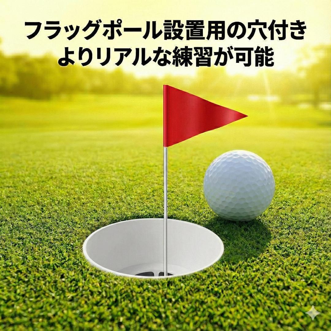 ゴルフ ホールカップ 練習用 セット USGA規格 10.8cm パター 蓋付