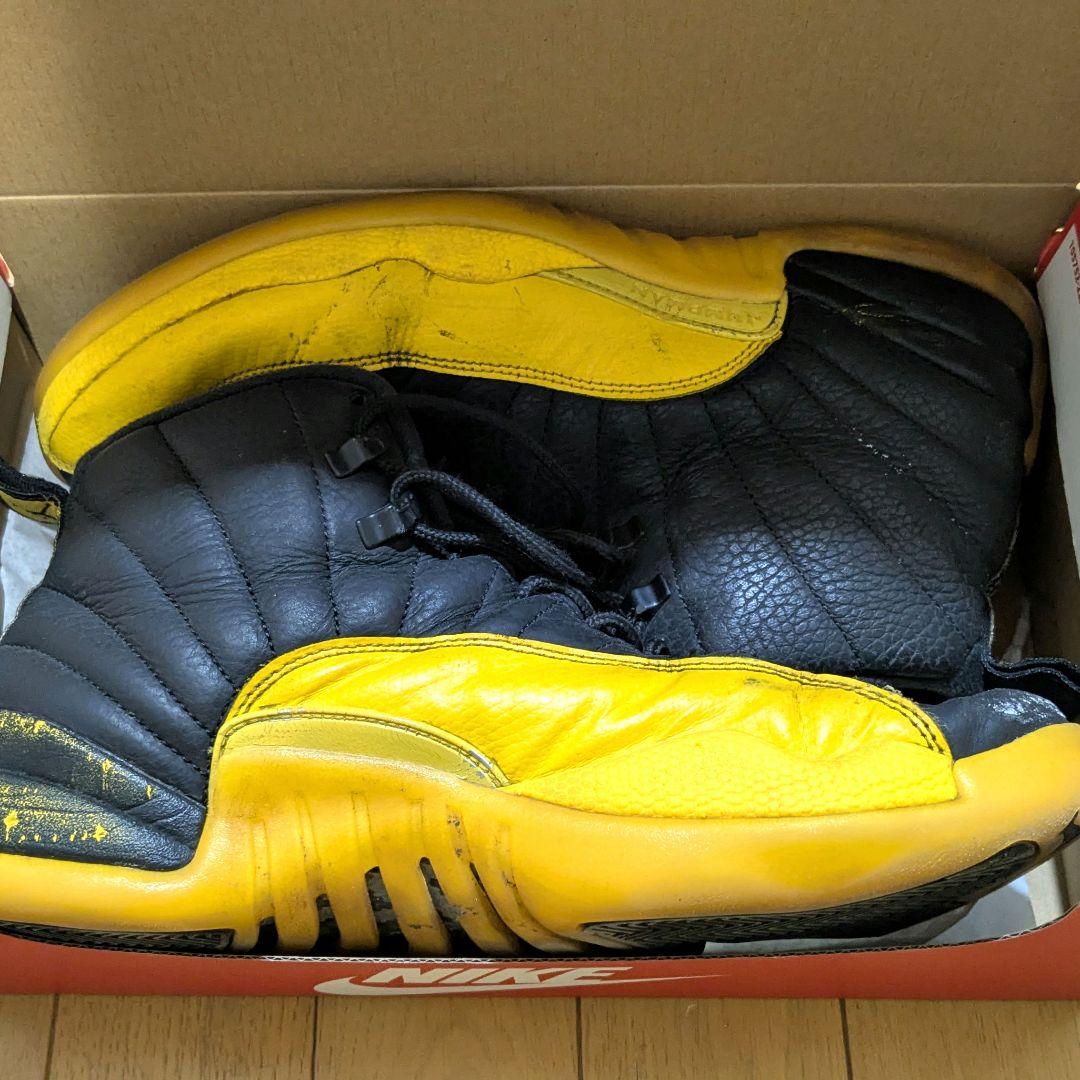 シューズ(男性用) NIKE AIR JORDAN 12 University gold US11