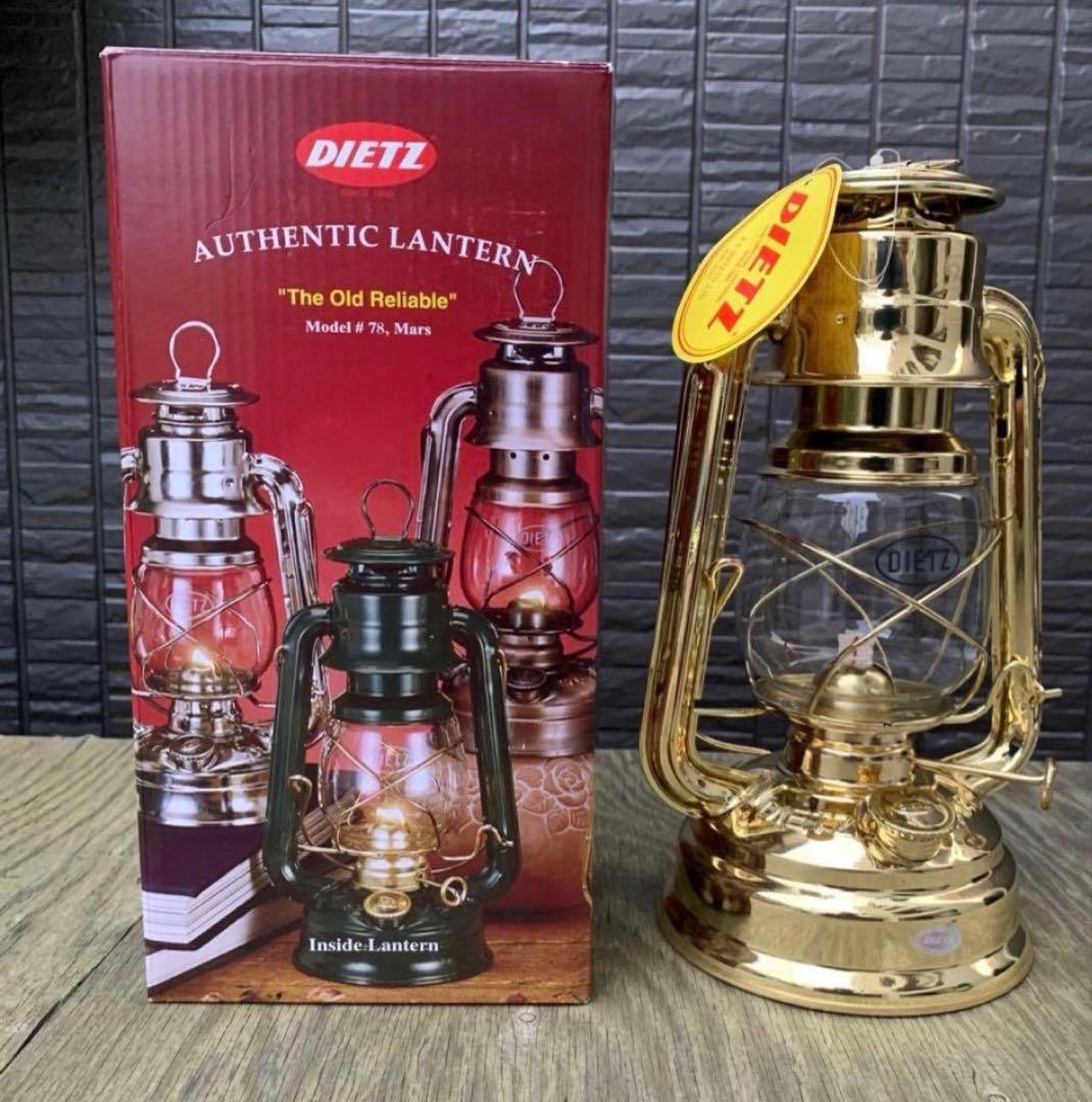 DIETZ デイツ ハリケーンランタン #D78MARS ゴールド　新品