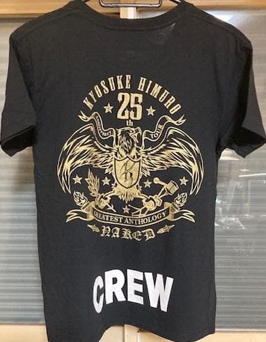 氷室京介 NKD! 本人着用同モデル! CREWTシャツ! 新品未使用品!