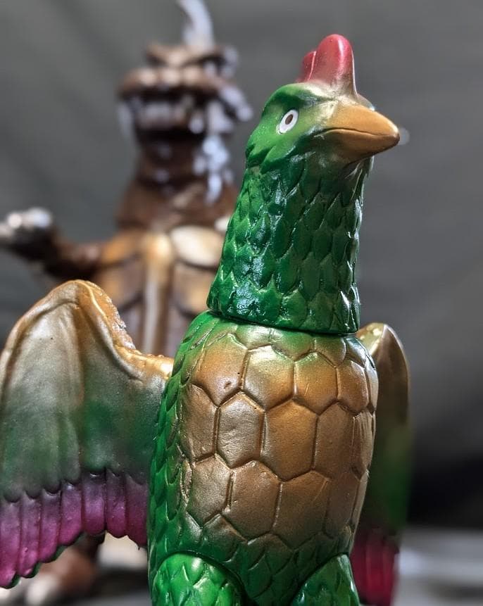ゴメス＆リトラ「ウルトラＱ」登場怪獣（マーミット）ビニールパラダイス２体セット