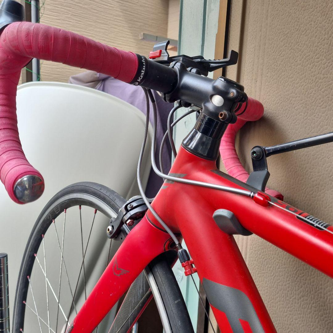 ロードバイクFELT マットレッド