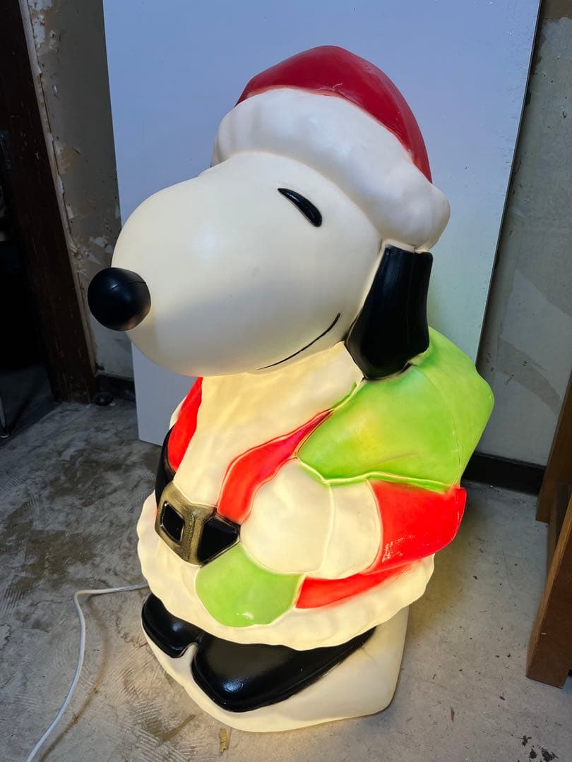 スヌーピー　クリスマスライト　点灯可能　80cm SNOOPY