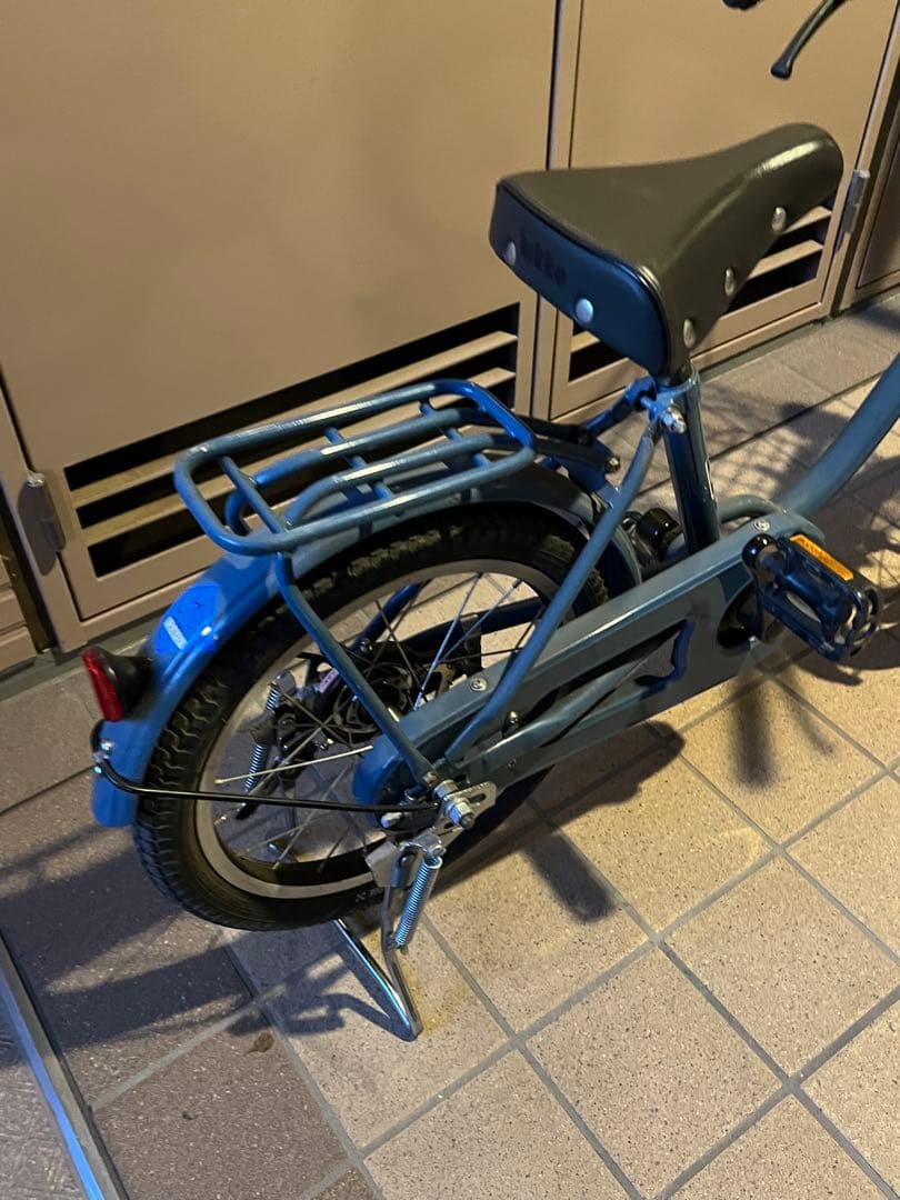 引き取or着払いブリヂストン bikke 16インチ ブルーグレー 子供用自転車