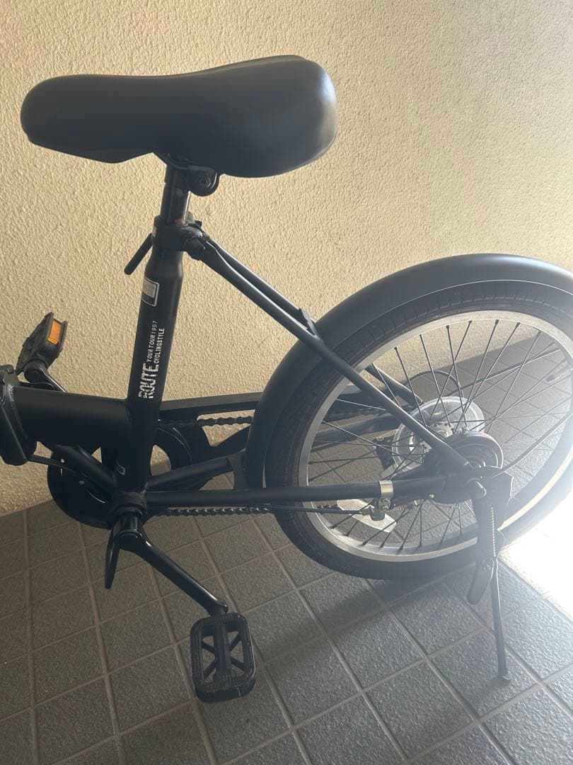 ROUTE 折りたたみ自転車 ブラック