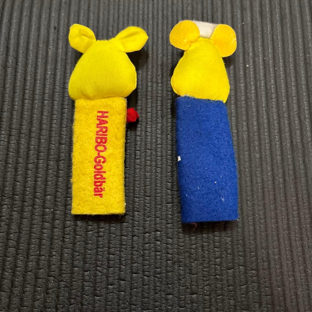 希少HARIBO ヴィンテージノベルティ　フィンガーパペット2点