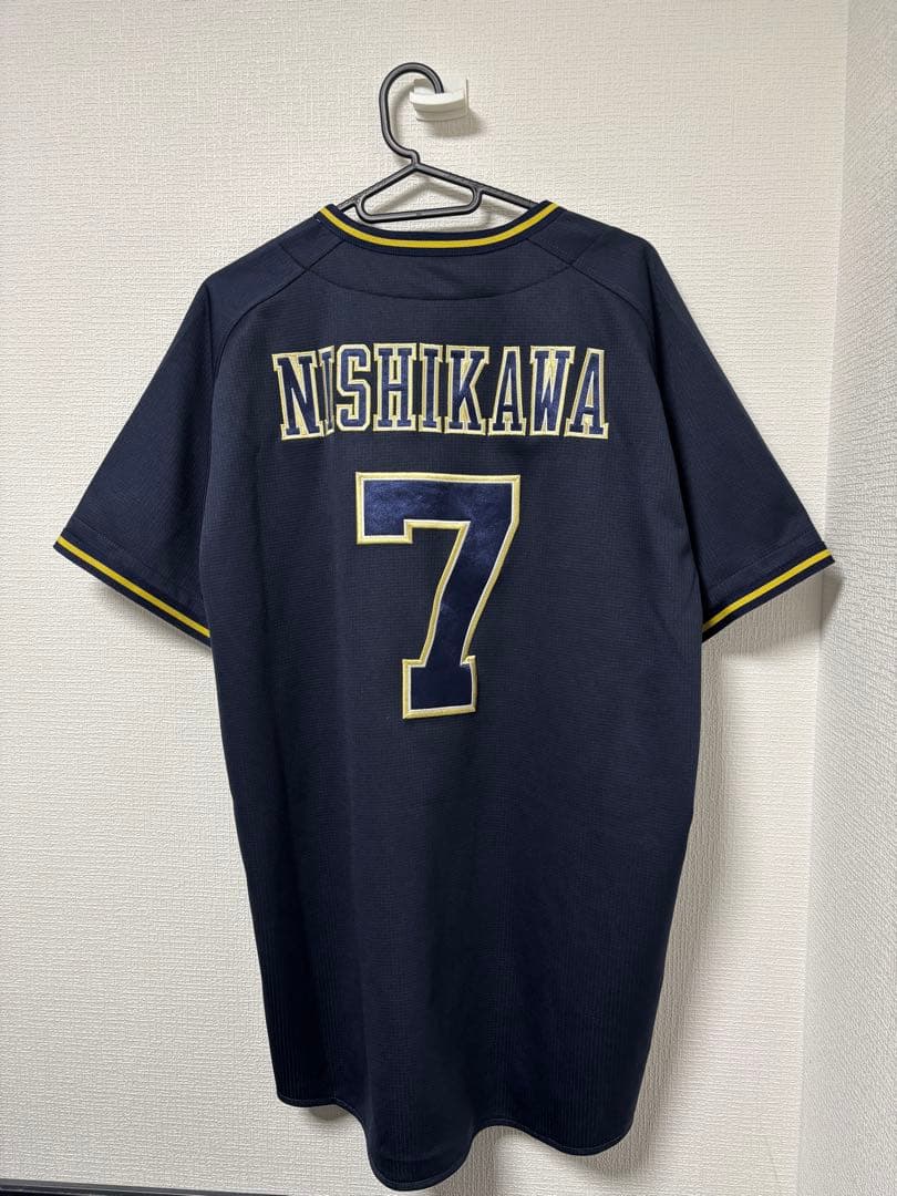 オリックス　ビジターユニフォーム　西川龍馬　Lサイズ