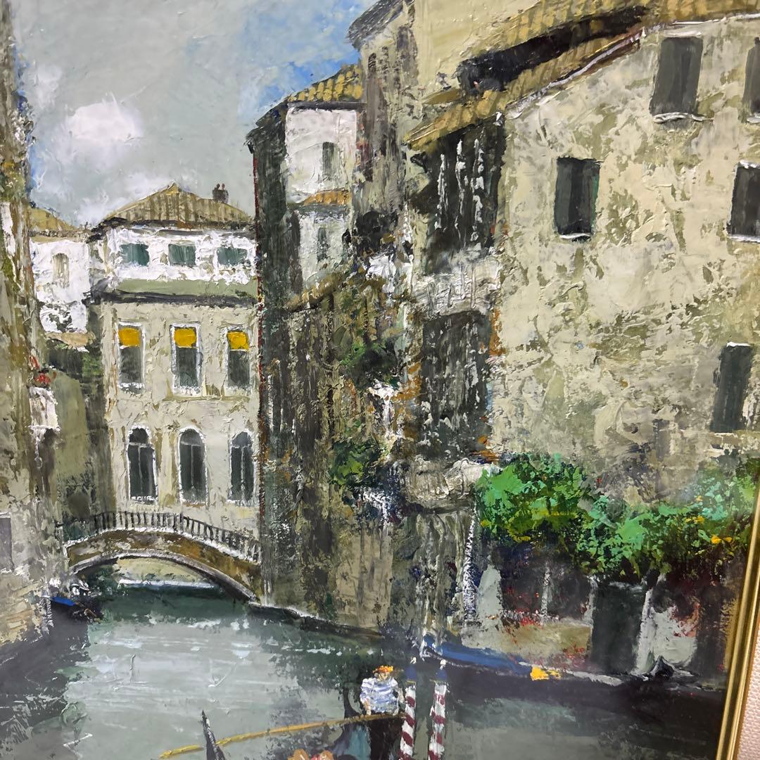 K. Saito 油彩画 ヴェネツィアの風景