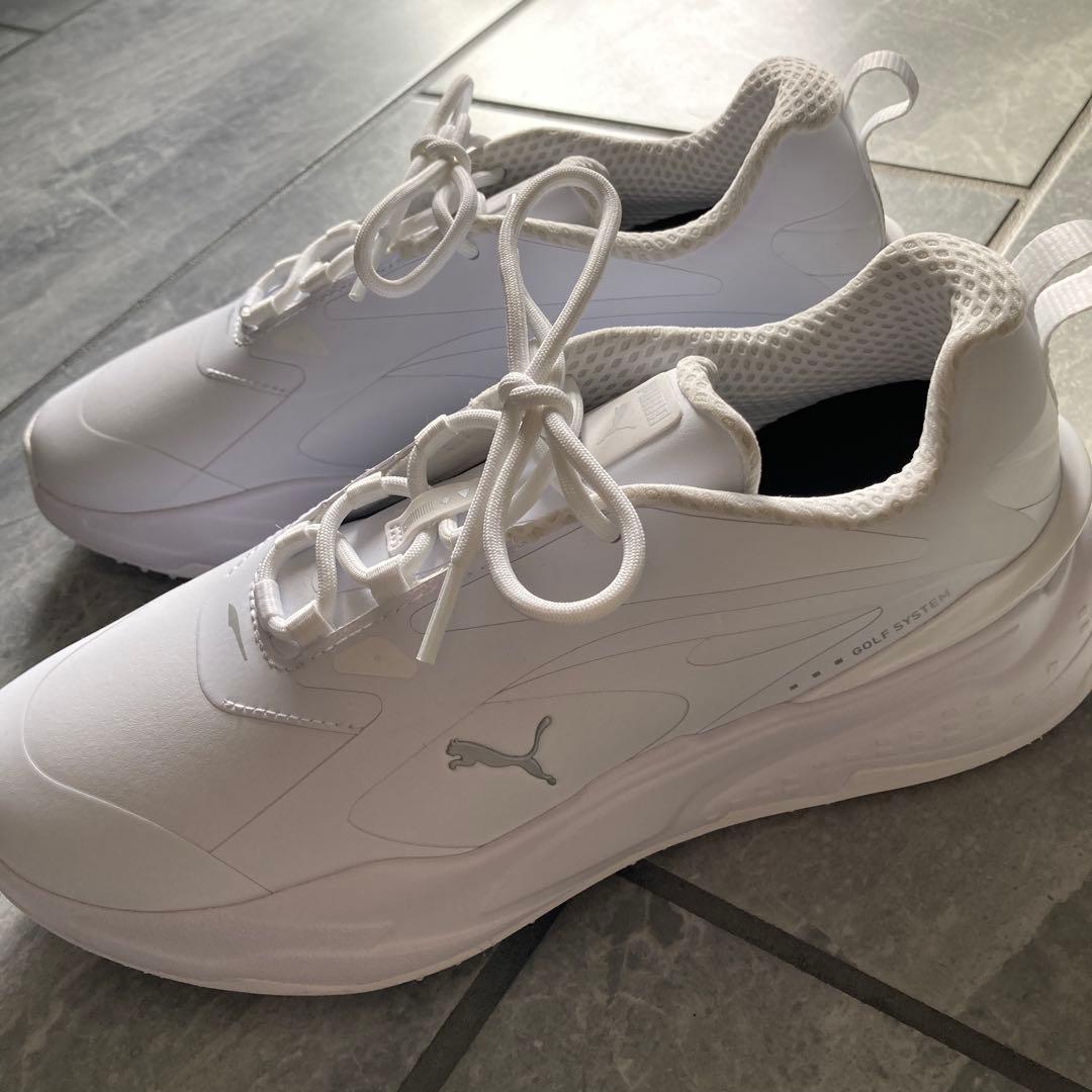 PUMA ゴルフシューズ　白　25.5 新品