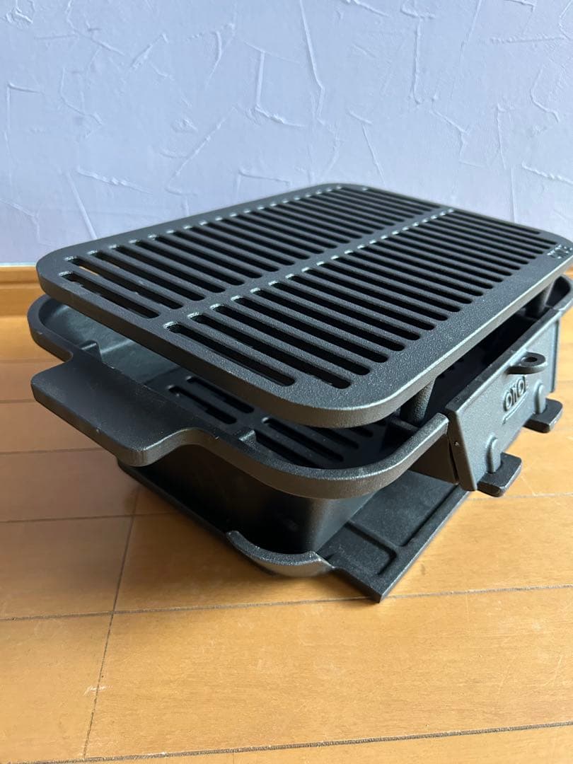 尾上製作所　鉄鋳物コンロ角型　cl-1607