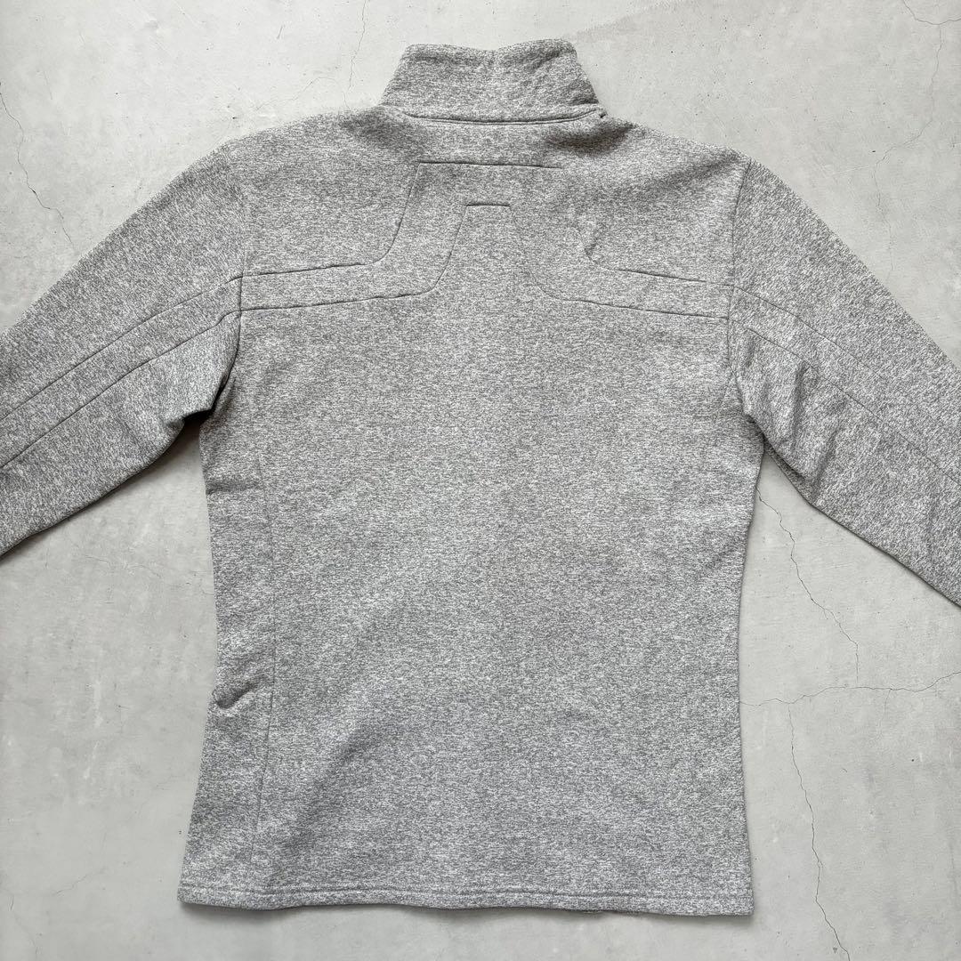 J.LINDEBERG 裏起毛ダブルジップジャケット バックブリッジ グレー M