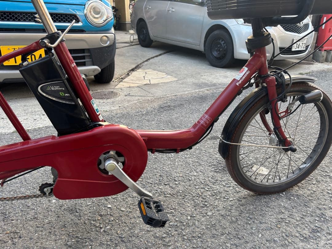 Panasonic gyutto 電動アシスト自転車 レッド