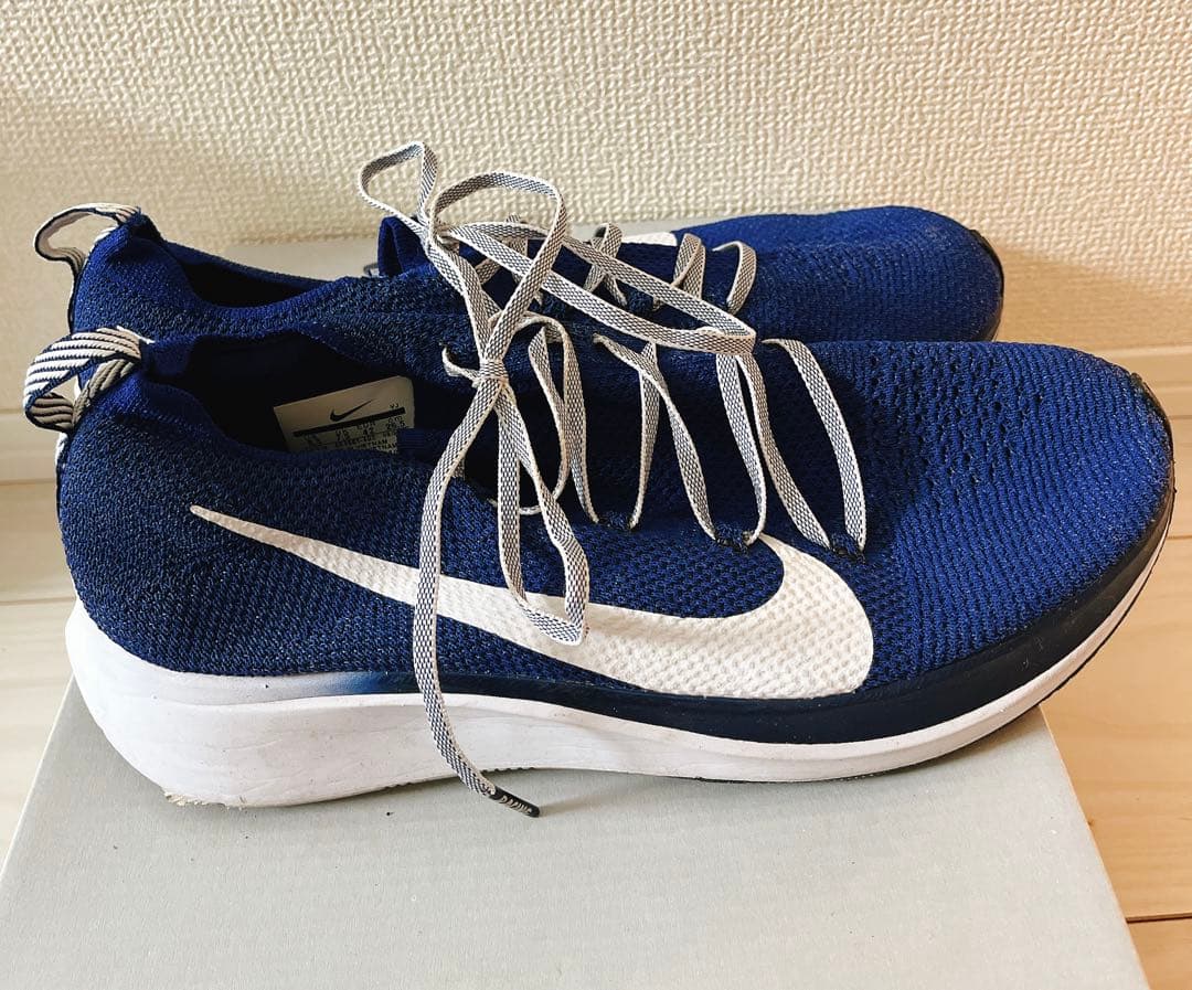 Nike ナイキ ズームフライニット ブルー ランニングシューズ26.5cm