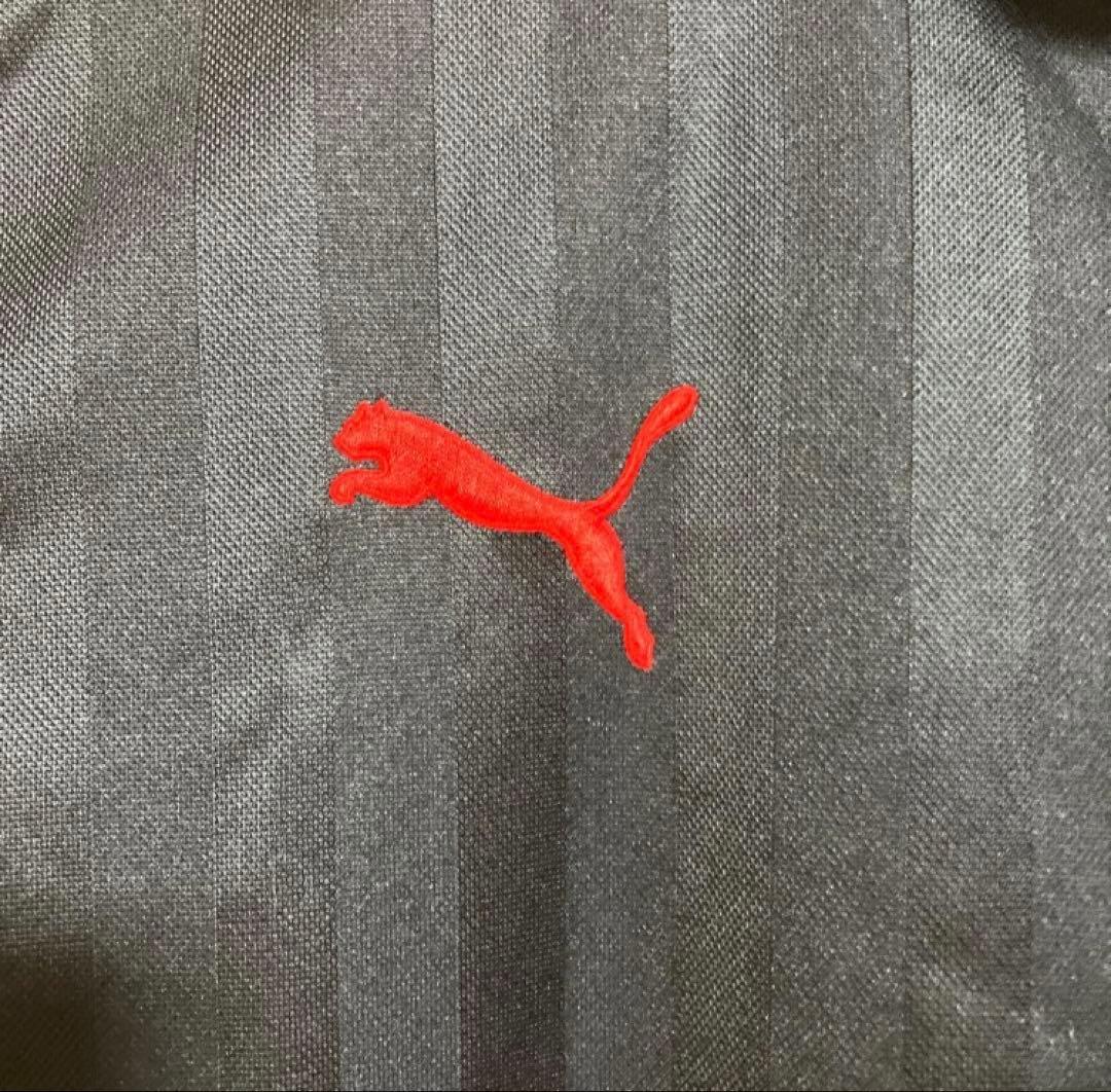 PUMA プーマ プージャ ジャージ 上下 セット ブラック レッド L O